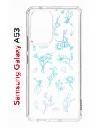 Чехол-накладка Samsung Galaxy A53 5G (630894) Kruche PRINT Dafna_Spring flowers (в цвете)