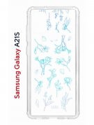 Чехол-накладка Samsung Galaxy A21S (587676) Kruche PRINT Dafna_Spring flowers (в цвете)
