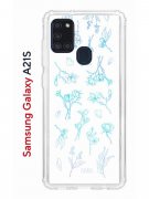 Чехол-накладка Samsung Galaxy A21S (587676) Kruche PRINT Dafna_Spring flowers (в цвете)