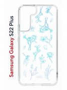 Чехол-накладка Samsung Galaxy S22 Plus (610634) Kruche PRINT Dafna_Spring flowers (в цвете)