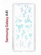 Чехол-накладка Samsung Galaxy A41 (587678) Kruche PRINT Dafna_Spring flowers (в цвете)