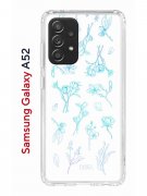 Чехол-накладка Samsung Galaxy A52 (598894) Kruche PRINT Dafna_Spring flowers (в цвете)