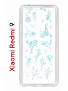 Чехол-накладка Xiaomi Redmi 9 (588934) Kruche PRINT Dafna_Spring flowers (в цвете)