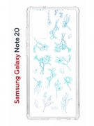Чехол-накладка Samsung Galaxy Note 20 (588938) Kruche PRINT Dafna_Spring flowers (в цвете)