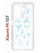 Чехол-накладка Xiaomi Mi 10T (593946) Kruche PRINT Dafna_Spring flowers (в цвете)