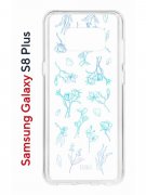 Чехол-накладка Samsung Galaxy S8 Plus (580672) Kruche PRINT Dafna_Spring flowers (в цвете)