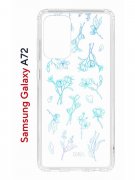 Чехол-накладка Samsung Galaxy A72 (598893) Kruche PRINT Dafna_Spring flowers (в цвете)