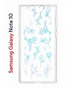 Чехол-накладка Samsung Galaxy Note 10 (580651) Kruche PRINT Dafna_Spring flowers (в цвете)