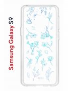 Чехол-накладка Samsung Galaxy S9  (580669) Kruche PRINT Dafna_Spring flowers (в цвете)