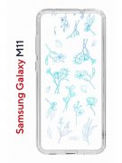 Чехол-накладка Samsung Galaxy M11 (588927) Kruche PRINT Dafna_Spring flowers (в цвете)