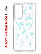 Чехол-накладка Xiaomi Redmi Note 11 Pro (637293) Kruche PRINT Dafna_Spring flowers (в цвете)