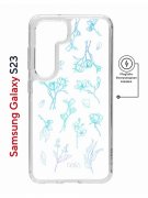 Чехол-накладка Samsung Galaxy S23 (634253) Kruche PRINT Dafna_Spring flowers (в цвете)