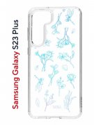 Чехол-накладка Samsung Galaxy S23 Plus (638514) Kruche PRINT Dafna_Spring flowers (в цвете)