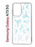 Чехол-накладка Samsung Galaxy A73 5G (638565) Kruche PRINT Dafna_Spring flowers (в цвете)