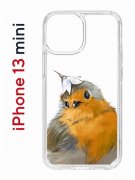 Чехол-накладка Apple iPhone 13 mini (606541) Kruche PRINT Dafna_Sweetie bird