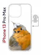 Чехол-накладка Apple iPhone 13 Pro Max (610637) Kruche PRINT Dafna_Sweetie bird