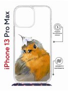 Чехол-накладка Apple iPhone 13 Pro Max (610628) Kruche PRINT Dafna_Sweetie bird