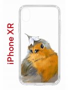 Чехол-накладка Apple iPhone XR (580656) Kruche PRINT Dafna_Sweetie bird