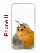 Чехол-накладка Apple iPhone 11 (580676) Kruche PRINT Dafna_Sweetie bird