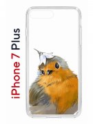 Чехол-накладка Apple iPhone 7 Plus (580664) Kruche PRINT Dafna_Sweetie bird