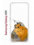 Чехол-накладка Samsung Galaxy A51 (582691) Kruche PRINT Dafna_Sweetie bird