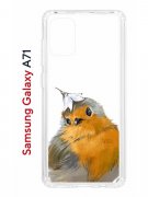 Чехол-накладка Samsung Galaxy A71 (582679) Kruche PRINT Dafna_Sweetie bird