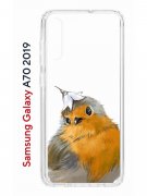 Чехол-накладка Samsung Galaxy A70 2019 (580673) Kruche PRINT Dafna_Sweetie bird
