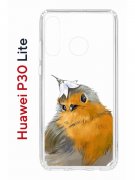 Чехол-накладка Huawei P30 Lite (585137) Kruche PRINT Dafna_Sweetie bird
