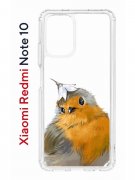 Чехол-накладка Xiaomi Redmi Note 10 (596589) Kruche PRINT Dafna_Sweetie bird