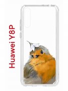 Чехол-накладка Huawei Y8P (588945) Kruche PRINT Dafna_Sweetie bird