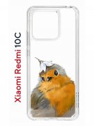 Чехол-накладка Xiaomi Redmi 10C (623779) Kruche PRINT Dafna_Sweetie bird