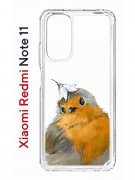 Чехол-накладка Xiaomi Redmi Note 11  (623778) Kruche PRINT Dafna_Sweetie bird