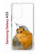 Чехол-накладка Samsung Galaxy A53 5G (630894) Kruche PRINT Dafna_Sweetie bird