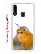 Чехол-накладка Samsung Galaxy A20S (588937) Kruche PRINT Dafna_Sweetie bird