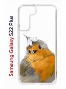Чехол-накладка Samsung Galaxy S22 Plus (610634) Kruche PRINT Dafna_Sweetie bird