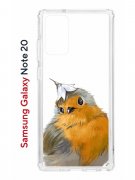 Чехол-накладка Samsung Galaxy Note 20 (588938) Kruche PRINT Dafna_Sweetie bird