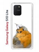 Чехол-накладка Samsung Galaxy S10 Lite (582683) Kruche PRINT Dafna_Sweetie bird