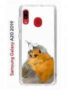 Чехол-накладка Samsung Galaxy A20 2019 (580663) Kruche PRINT Dafna_Sweetie bird