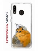 Чехол-накладка Samsung Galaxy A20 2019 (580663) Kruche PRINT Dafna_Sweetie bird