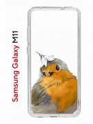 Чехол-накладка Samsung Galaxy M11 (588927) Kruche PRINT Dafna_Sweetie bird