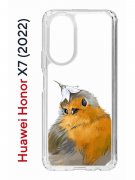 Чехол-накладка Huawei Honor X7  (638390) Kruche PRINT Dafna_Sweetie bird
