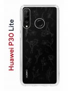 Чехол-накладка Huawei P30 Lite (585137) Kruche PRINT Dafna_Magic flowers