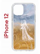 Чехол-накладка Apple iPhone 12  (588925) Kruche PRINT Dafna_Ghost