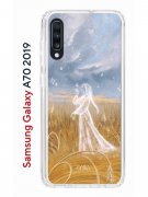 Чехол-накладка Samsung Galaxy A70 2019 (580673) Kruche PRINT Dafna_Ghost