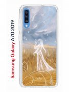Чехол-накладка Samsung Galaxy A70 2019 (580673) Kruche PRINT Dafna_Ghost