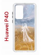 Чехол-накладка Huawei P40 (583862) Kruche PRINT Dafna_Ghost