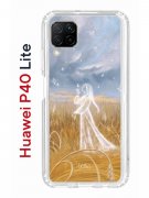 Чехол-накладка Huawei P40 Lite  (588940) Kruche PRINT Dafna_Ghost