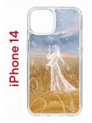 Чехол-накладка Apple iPhone 14  (625957) Kruche PRINT Dafna_Ghost