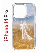 Чехол-накладка Apple iPhone 14 Pro (625958) Kruche PRINT Dafna_Ghost