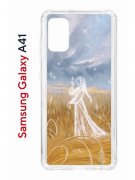 Чехол-накладка Samsung Galaxy A41 (587678) Kruche PRINT Dafna_Ghost